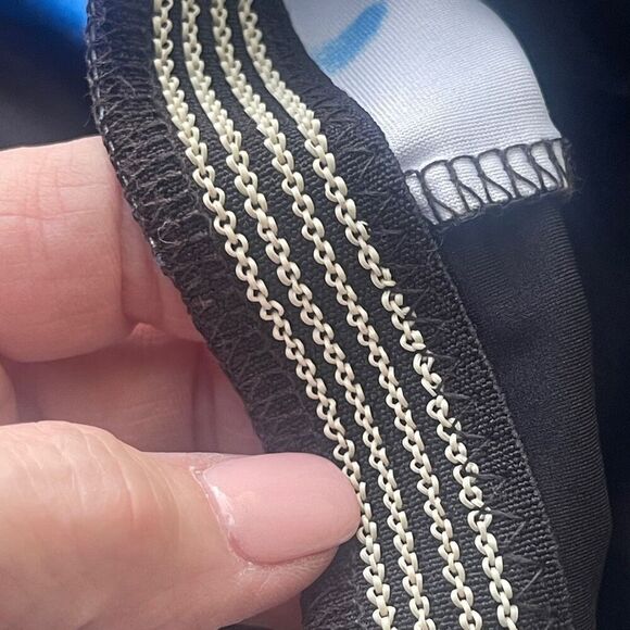 Shimano Frank Shorter Cycling Shorts Black Green Blue Size Medium - Picture 5 of 6